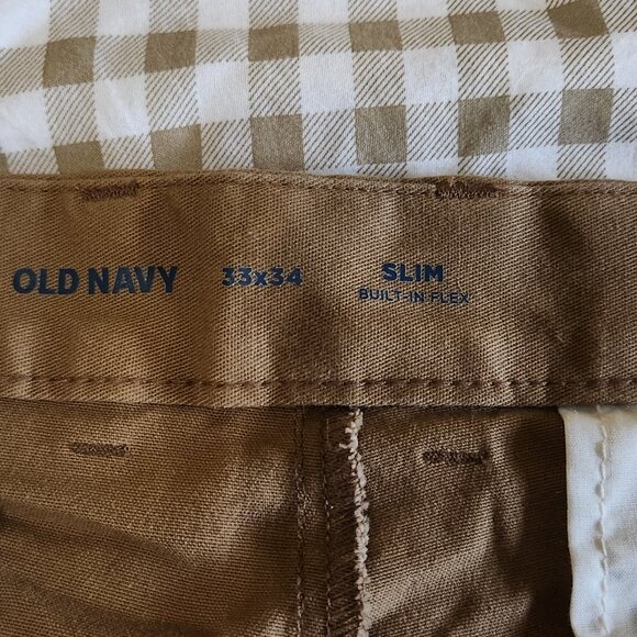 Old Navy Slim Striaght Chino's - Picture 6 of 8